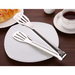 Stainless Steel Food Tongs-Stainless Steel-Alhamra-7012-ALHAMRA