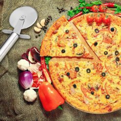 Stainless Steel Pizza Cutter Wheel-Stainless Steel-Alhamra-7017-ALHAMRA