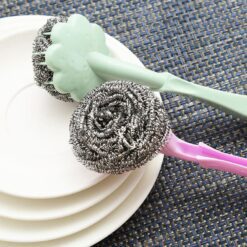 Stainless Steel Wire Jaali Ball Brush Scrubber