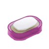 Vate Colorful Draining Soap Box Suction Cup Candy Color Sucker Rack Soap Box Soap Holder-2445 Alhamra ALHAMRA