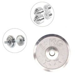 Weight Metal Plate - 10 KG - Silver 8155-10-k Alhamra ALHAMRA