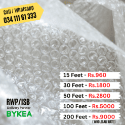Wide Bubble Wrap Roll for Secure Packaging & Protection Sheet – Ideal for Moving, Shipping, and Storage 15/30/50/100 feet - Transparent