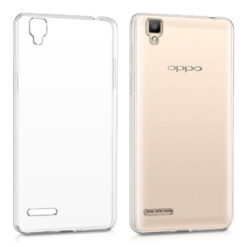 Oppo F-1 Plus Transparent Jelly Back Cover - Cover