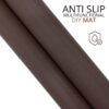 Waterproof Oilproof Anti Slip Dining Table Drawer Mat - Dark Brown