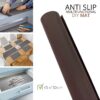 Waterproof Oilproof Anti Slip Dining Table Drawer Mat - Dark Brown