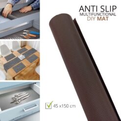 Waterproof Oilproof Anti Slip Dining Table Drawer Mat - Dark Brown