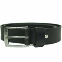 Alternative view of Leather Belt for Men - Black