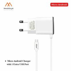 Micro Android Fast Charger Cable with 1 Extra USB Port
