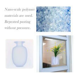 Alternative view of Pack of 3 - Silicone Sticky Wall Magic Plant Vases Container Decorations Leaves Body Accessories Outdoor Handmade Pots Soft Bottle Flowers