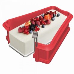 Rectangular Silicone Pan Mould with glass base