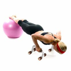 Alternative view of Set of 2 - Chest Push Up & Press Up Foam Stand - Black