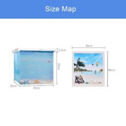 Alternative view of Shower Clothes Storage Cabinet Foldable Shelf Mural Punch-Free Organizer Bathroom Decor