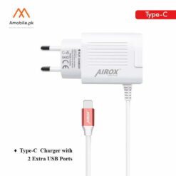 Type-C Fast 3A Charger Cable with 2 Extra USB Ports