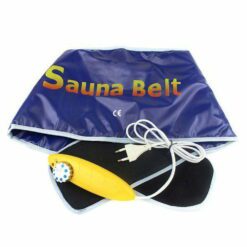 Alternative view of Unisex Weight Loosing Electric Sauna Belt body slimming waist belly massage weight belt health care body sauna belt EU plug - Blue 8002-D