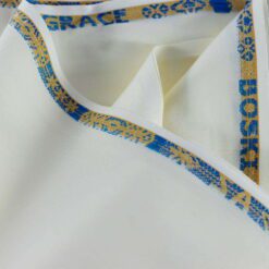 Alternative view of Unstiched Boski SUIT- Cream - 4Meters