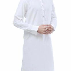 Unstitched Boski Gents Suit - White - 4 Meters