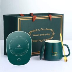 Electric Coffee Cup Milk Warmer for Desk with Gift Box