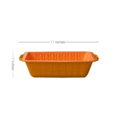 Alternative view of Multi-functional Kitchen Vegetable Fruit Drain Basket Snack Plate Double-layer sieve-Orange 2442-O