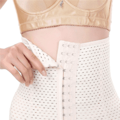 Premium Waist Trainer Body Shaper | Slimming Trimmer Belt with Steel Boning | Postpartum Band for Modeling and Bustiers | Breathable Corsets