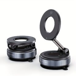 MagSafe Magnetic Phone Holder Metal – 360° Adjustable Stand for Car, Home & Travel