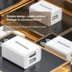 10W Dual USB Ports Travel Fast Charger Power Adapter