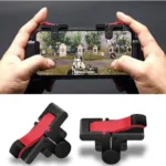 2Pcs Black PUBG Moible Controller Gamepad Free Fire L1 R1 Triggers