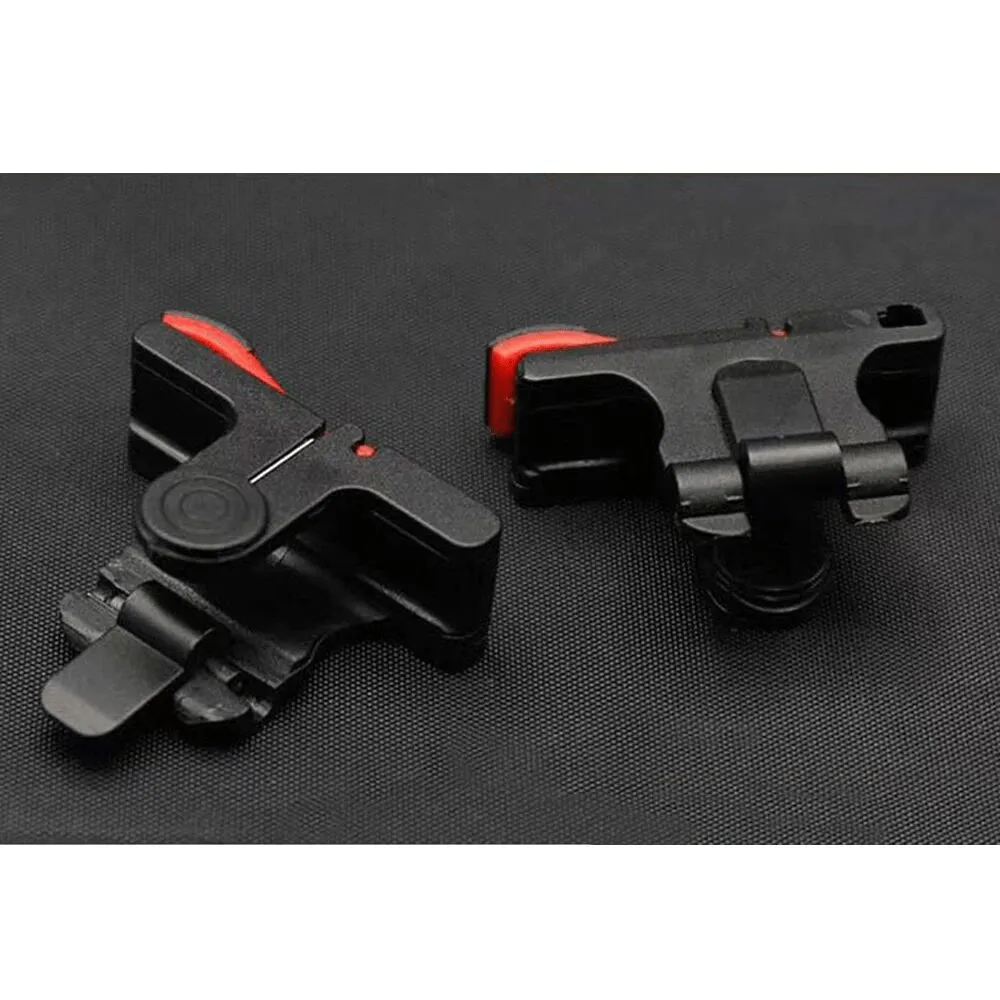 2Pcs Black PUBG Moible Controller Gamepad Free Fire L1 R1 Triggers