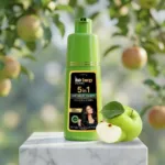 5 in 1 Apple Ammonia-Free Hair Color Shampoo – 200ml | Black and Brown