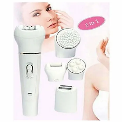5 in 1 Browns BS 2199 - Epilator For Women-White