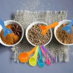 5PCs Cooking Baking Measuring Spoons With Teaspoons, Tablespoons-Multi color