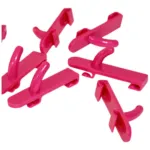 8 Pcs Plastic Hanging Hooks - Multicolor