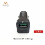 Car Charger with Smart Fast Charging 2.4A Android/iOS