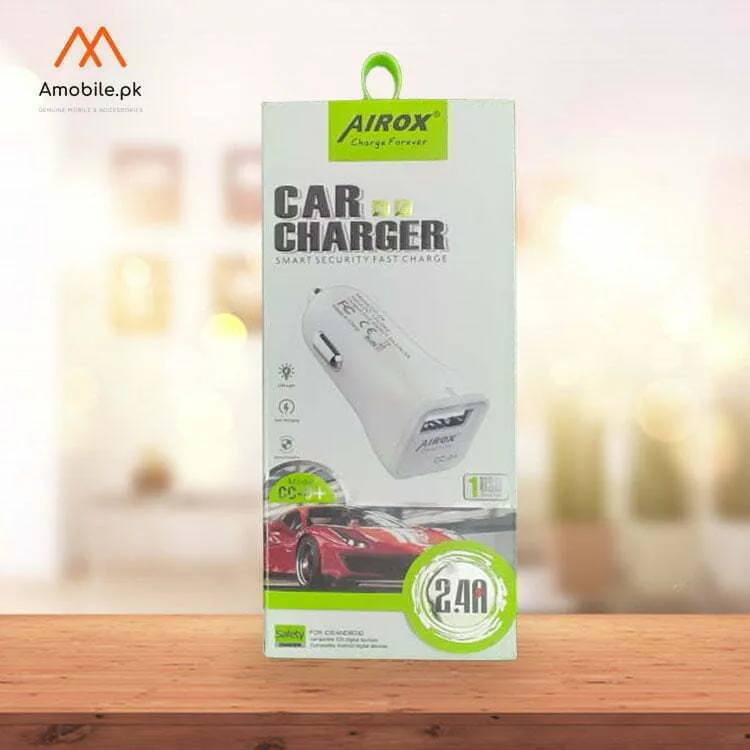 Car Charger with Smart Fast Charging 2.4A Android/iOS