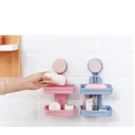 Double Layer Soap Box Tray Holder