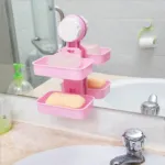 Double Layer Soap Box Tray Holder