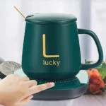 Electric Coffee Cup Milk Warmer for Desk with Gift Box
