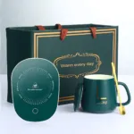 Electric Coffee Cup Milk Warmer for Desk with Gift Box