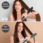 Electric Hair Straightener Ceramic Hair Curler Styling Brush - New Technology