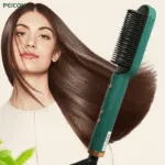 Electric Hair Straightener Ceramic Hair Curler Styling Brush - New Technology
