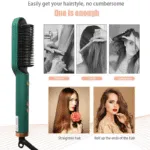 Electric Hair Straightener Ceramic Hair Curler Styling Brush - New Technology