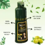 Intense Black Hair Color Gel Shampoo - No Skin Color