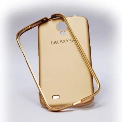 Mat Shine Golden Back Cover for Samsung S6