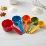 Measuring Spoons, Mixed Colors — Set of 5 Pcs