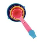 Measuring Spoons, Mixed Colors — Set of 5 Pcs
