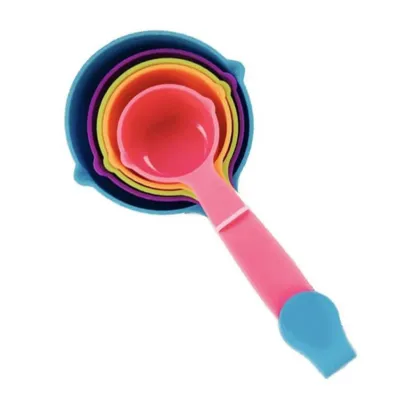 Measuring Spoons, Mixed Colors — Set of 5
