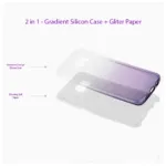 Oppo A83 Case Gradient Dreamy Stars Shine Jelly Fancy Back Cover 3820-30