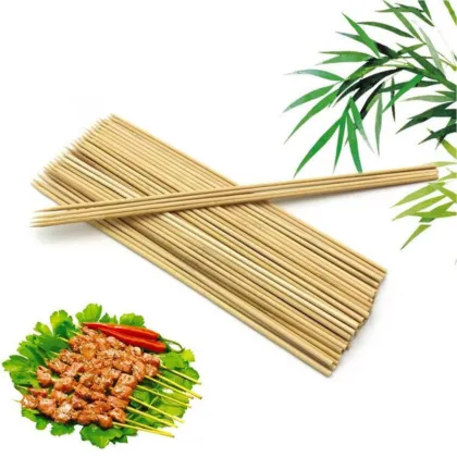 Pack of 100 - BBQ Bamboo Sticks - Brown