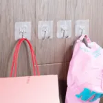 Pack of 12 - Adhesive Wall Hooks, Heavy Duty Coat Hooks Waterproof and Oilproof Seamless Hooks for Bathroom Kitchen