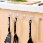 Pack of 12 - Adhesive Wall Hooks, Heavy Duty Coat Hooks Waterproof and Oilproof Seamless Hooks for Bathroom Kitchen