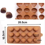 Pack of 2 Silicone Chocolate Moulds - Mixed Shapes